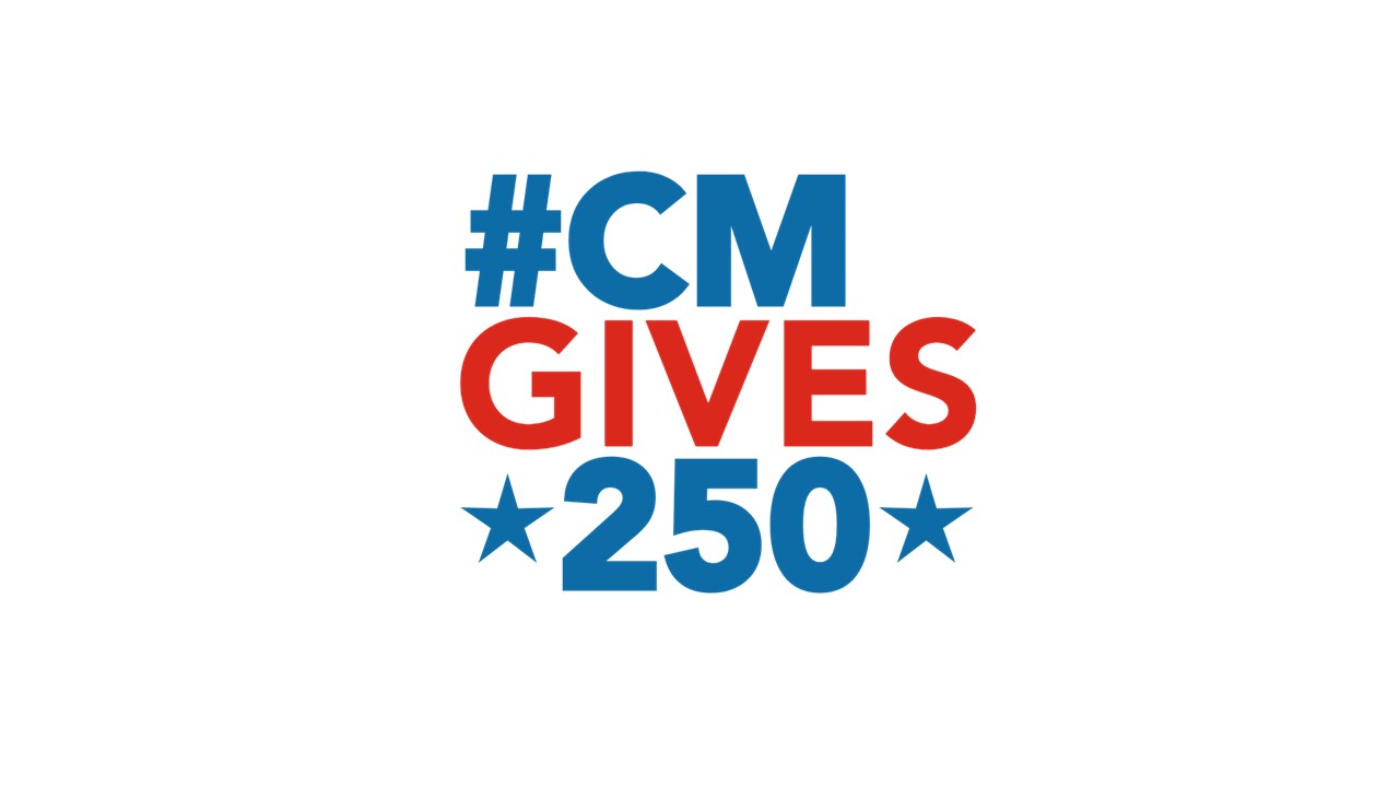 #CMGives250 graphic